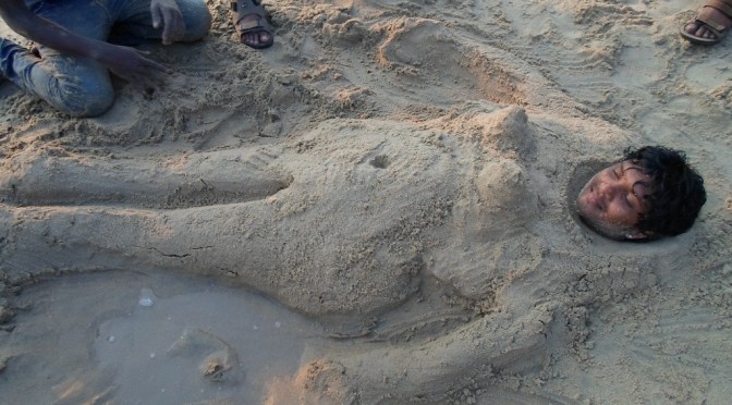 Jouer avec le sable !